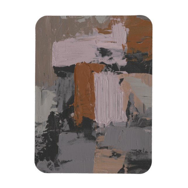 Magnet Flexible Impasto Abstrait I (Vertical)