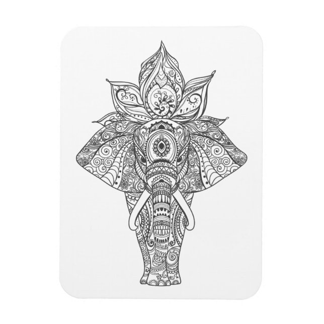 Magnet Flexible Inspiré par l'éléphant (Vertical)