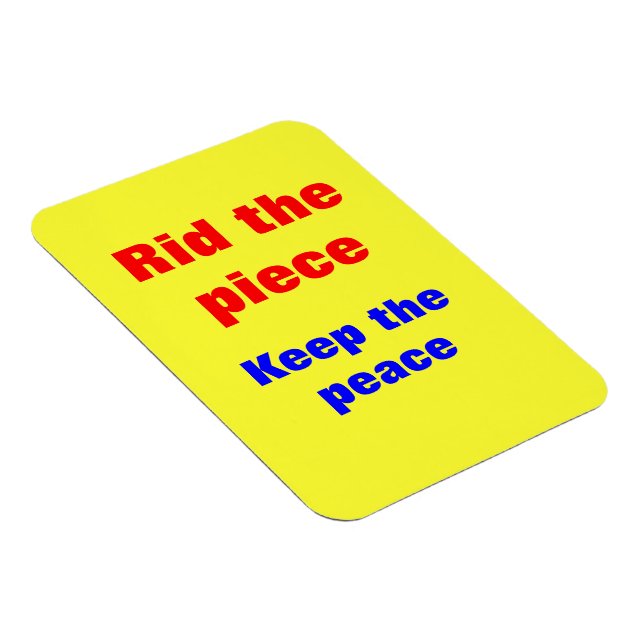 Magnet Flexible Interdire les slogans d'armes à feu (Côté Droit)