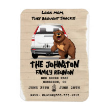 Invitation à la réunion de famille amusante avec a