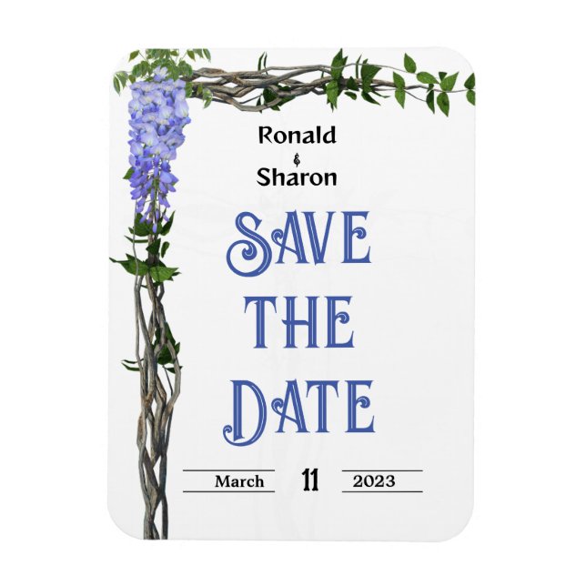 Magnet Flexible Invitation au mariage (Vertical)