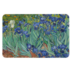 Magnet Flexible Iris, Peinture à l'huile de fleurs, Vincent Van Go
