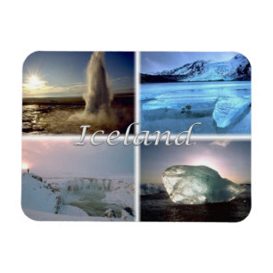 Magnet Flexible IS Islande - Jokulsarlon - Gullfoss -
