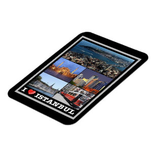 Magnet Flexible Istanbul - I Love - Turquie -