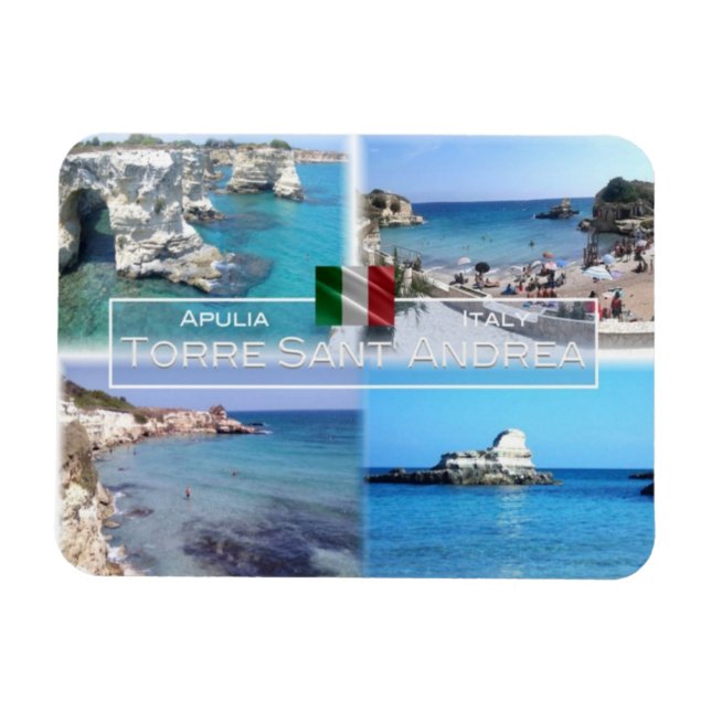 Magnet Flexible IT Italie - Gallipoli - Torre Sant'Andrea - Salent (Horizontal)