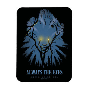 Magnet Flexible IT Toujours Les Yeux Arbres Paréidoliques Tops