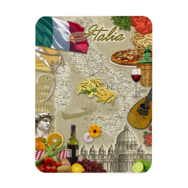 Magnet Flexible Italie (Vertical)