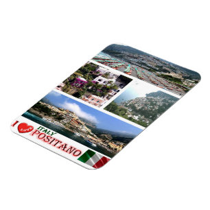 Magnet Flexible Italie - Campanie - Côte d'Amalfi - Positano -