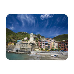 Magnet Flexible Italie, Cinque Terre, Vernazza, Port et Église 2