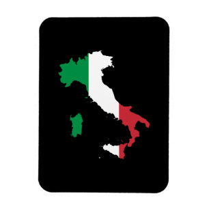 Magnet Flexible Italie en couleurs du drapeau