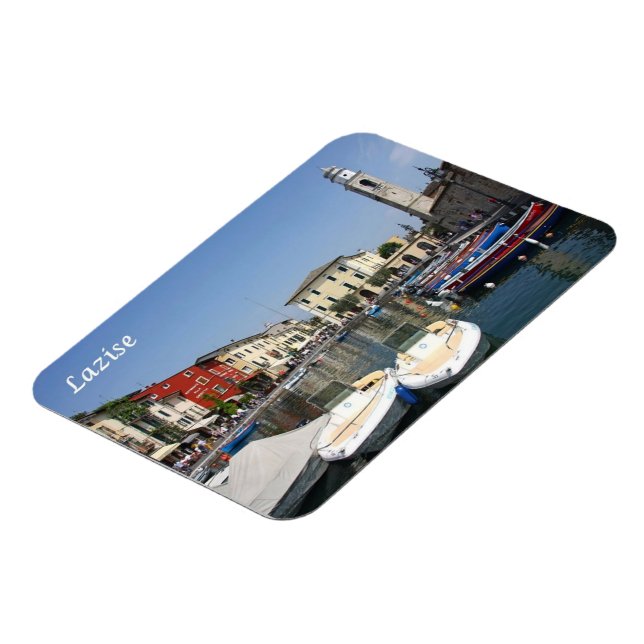 Magnet Flexible Italie - Lac de Garde - Lazise - Port - (Côté Gauche)