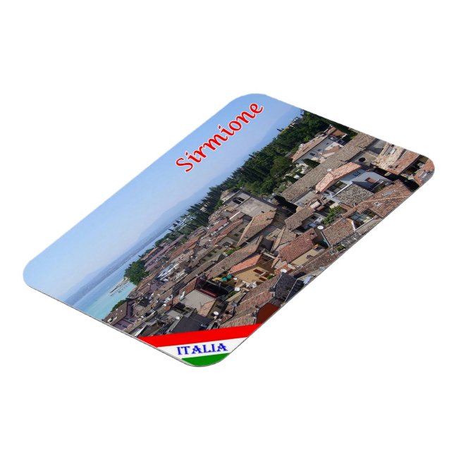 Magnet Flexible Italie - Lac de Garde - Sirmione - (Côté Gauche)