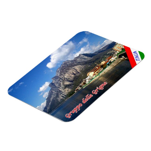 Magnet Flexible Italie - Lombardie - Lac de Côme - Gruppo delle Gr (Côté Gauche)