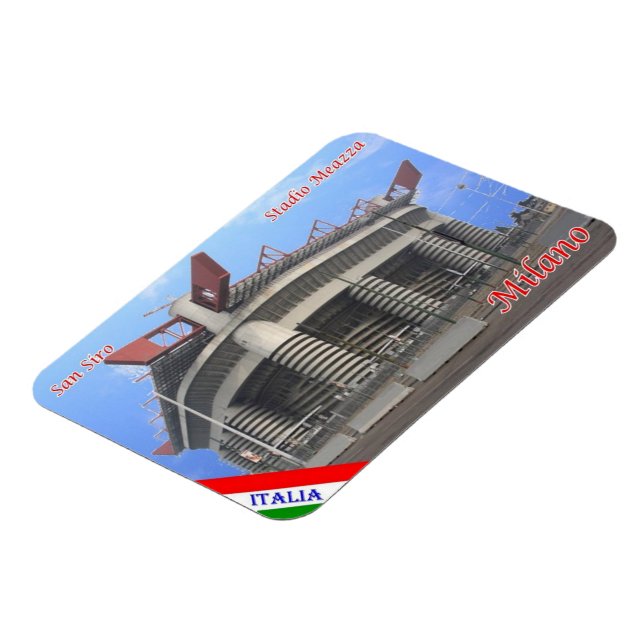 Magnet Flexible Italie - Lombardie - Milan - San Siro Stadium Meaz (Côté Gauche)