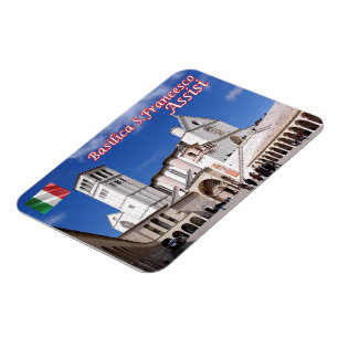 Magnet Flexible Italie - Ombrie - Assise - Basilique San Francesco