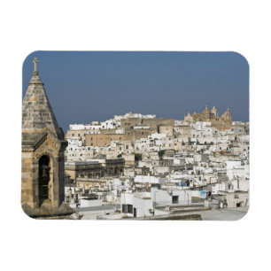 Magnet Flexible Italie, Ostuni, vue rapprochée sur la vieille vil