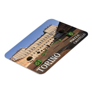 Magnet Flexible Italie - Piémont - Torino - Castle Carré -