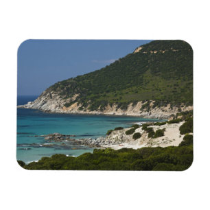 Magnet Flexible Italie, Sardaigne, Solanas. Plage.