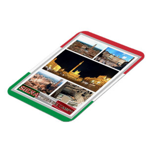 Magnet Flexible Italie - Toscane - Sienne - Piazza Del Campo - Mag
