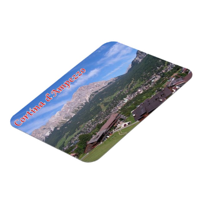 Magnet Flexible Italie - Vénétie - Cortina D Ampezzo - (Côté Gauche)