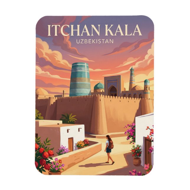 Magnet Flexible Itchan Kala Ouzbékistan (Vertical)