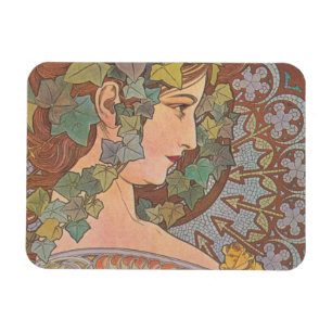 Magnet Flexible Ivy - Alphonse Mucha