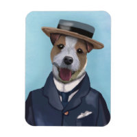 Jack Russell dans un bateau