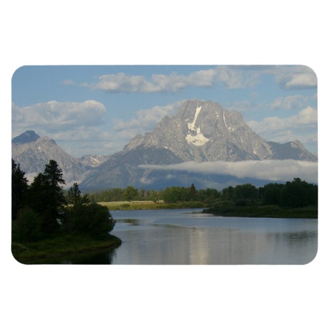 Magnet Flexible Jackson Hole River au parc national de Grand Teton (Horizontal)