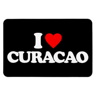 MAGNET FLEXIBLE J'AIME LE CURAÇAO