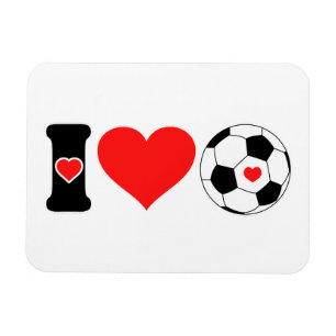 Magnet Flexible J'aime le football
