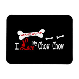 Magnet Flexible J'Aime Mon Chow Chow