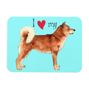 Magnet Flexible J'aime mon Shiba Inu