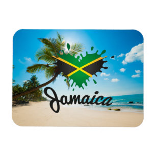 Magnet Flexible Jamaïque Flag Island - Proud Jamaicans - Aimant