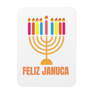 Magnet Flexible Januca, Feliz Januca, Menorah, Masada, Janucia