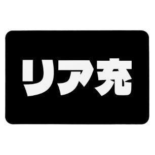 Magnet Flexible Japonais Normie リ ア 充 Riajuu Nihongo Slang