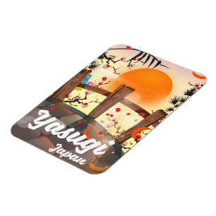 Magnet Flexible Jardin de fleurs de Yasugi Japon