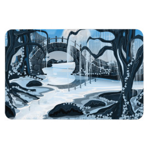 Magnet Flexible Jardin de méditation japonais