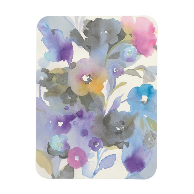 Magnet Flexible Jardin des bijoux | Pétales pastel violet (Vertical)
