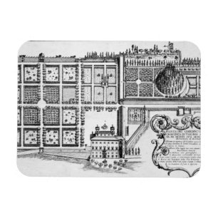 Magnet Flexible Jardin du duc grand de la Toscane sur le Trinita