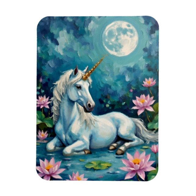 Magnet Flexible Jardin mystique de la licorne (Vertical)
