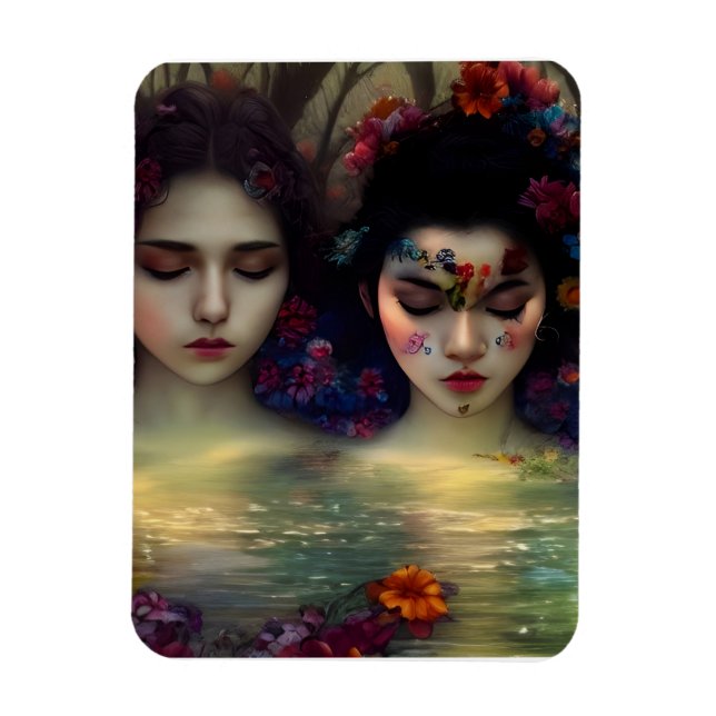 Magnet Flexible Jardin mystique : Rêves floraux (Vertical)