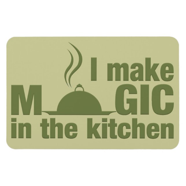 Magnet Flexible Je fais magie aimant personnalisé (Horizontal)