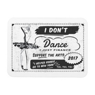 Magnet Flexible Je ne me danse pas finance - l'aimant