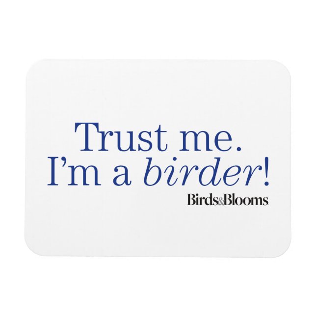 Magnet Flexible Je suis Birder (Horizontal)