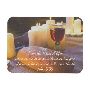 Magnet Flexible Je suis l'aimant du pain de vie