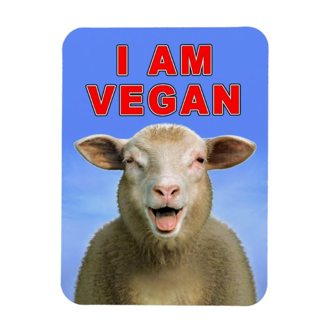 MAGNET FLEXIBLE JE SUIS VEGAN (Vertical)
