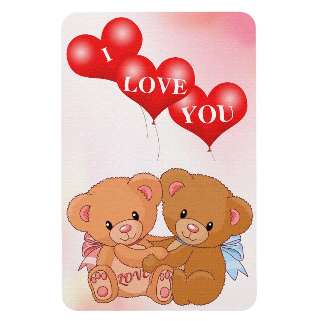 Magnet Flexible Je t'aime (Vertical)