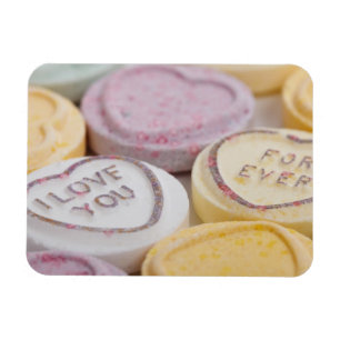 Magnet Flexible Je t'aime Sweet Candy Valentine Coeurs
