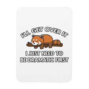 Magnet Flexible Je vais m'en remettre à Red Panda