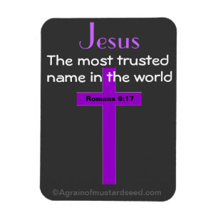 Magnet Flexible Jésus le nom le plus fiable